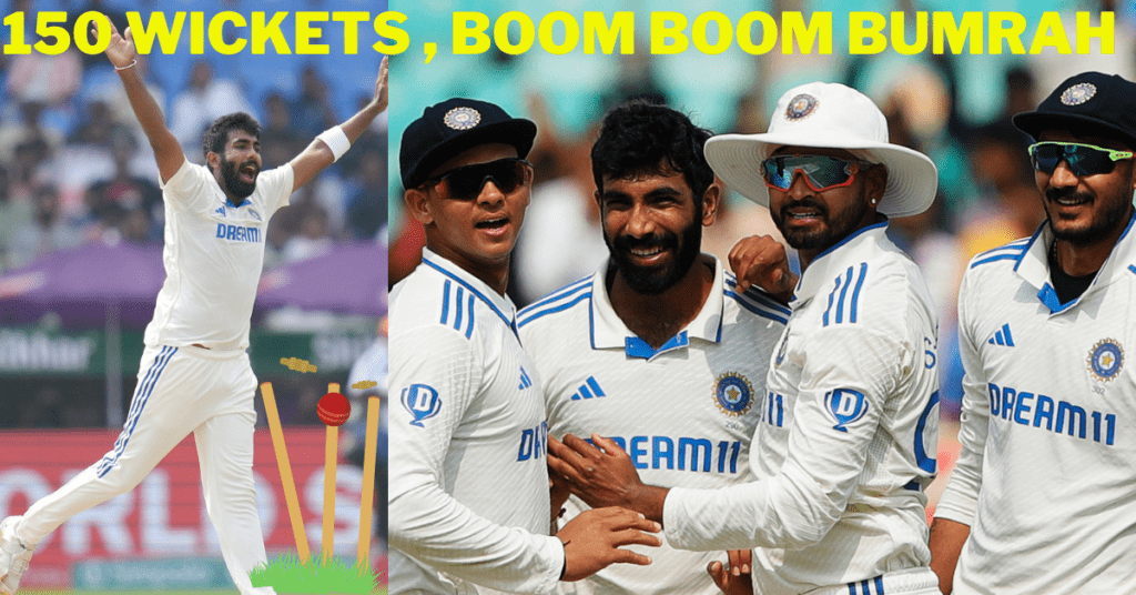 bumrah 150 wickets in international test cricket