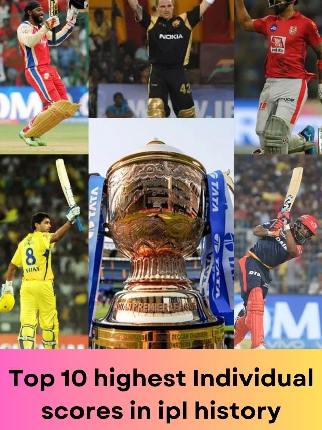 Highest individual scores in IPL