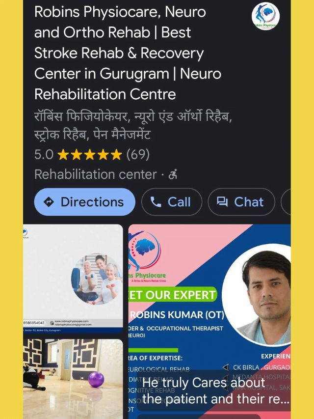 Neuro Rehabilitation center in Gurgaon (Gurugram) | Rehabilitation center for stroke patients | Stroke Rehabilitation centre